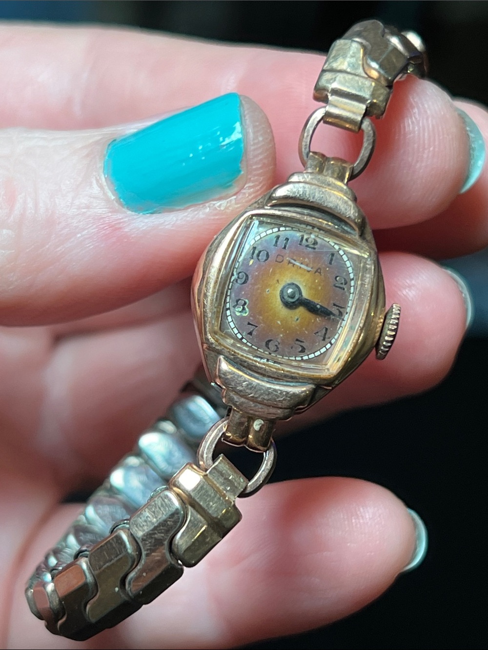 Antique Watch Lot Driva Ombré 10K Gold Filled Stratford USA & Cafaro Duro Brite - Picture 7 of 10
